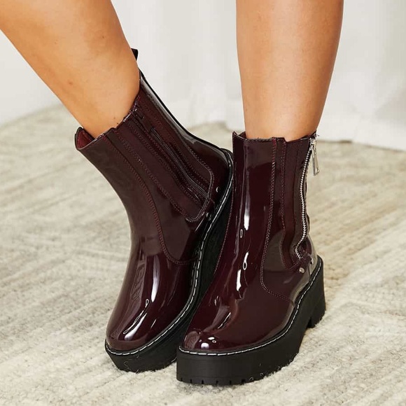 Trendy Zipper Fall Boots - Picture 5 of 6